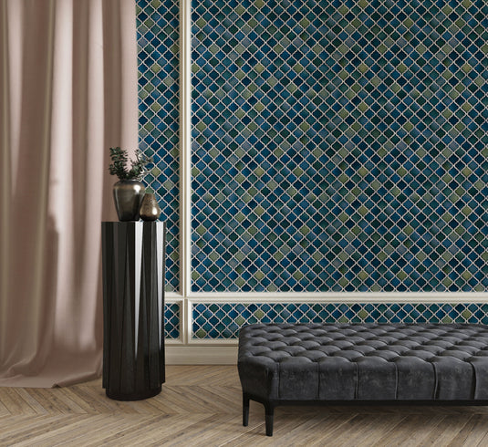 Moroccan Trellis Pattern Wallpaper