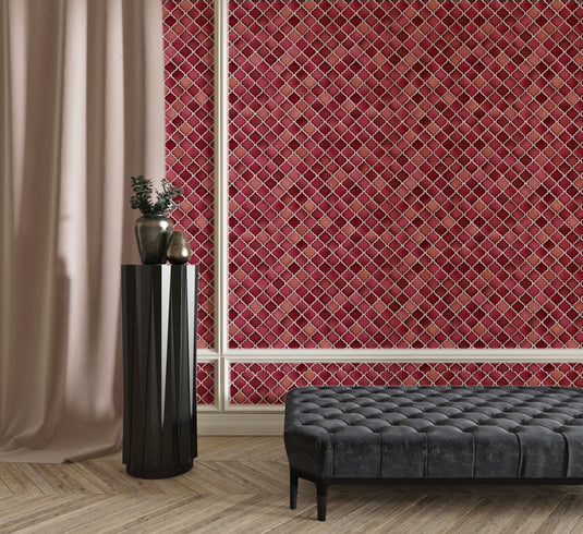 Moroccan Trellis Pattern Wallpaper