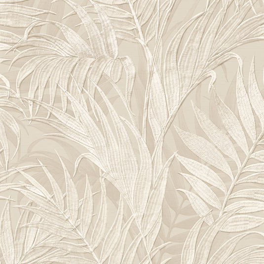 Verdant Foliage Design Leaf Pattern Wallpaper
