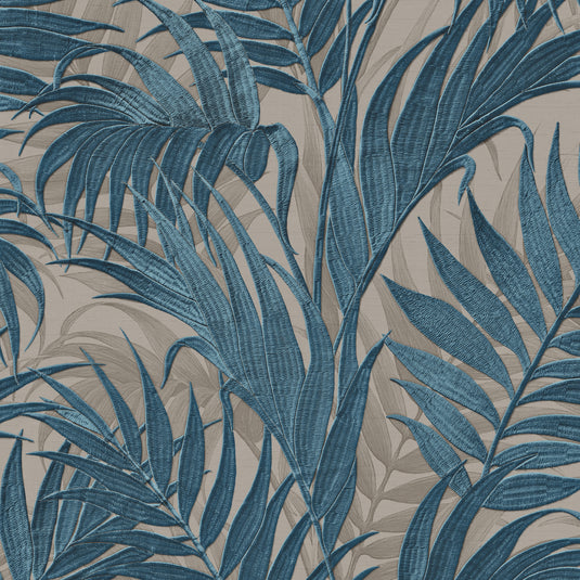 Verdant Foliage Design Leaf Pattern Wallpaper