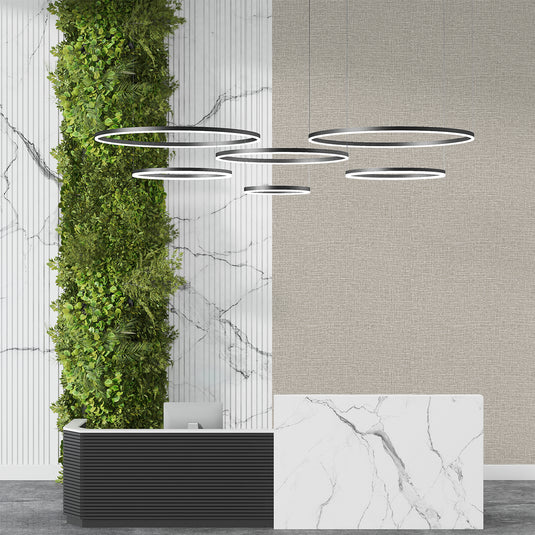 Fabric Fine Texture Fire Retardant Wallpaper