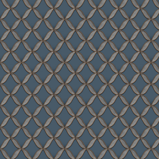 Classic Lattice Elegance Wallpaper