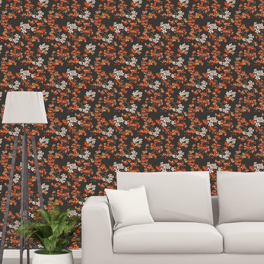 Floral Blossom Weave wallpaper