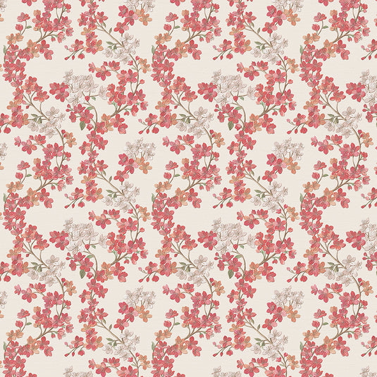 Floral Blossom Weave wallpaper