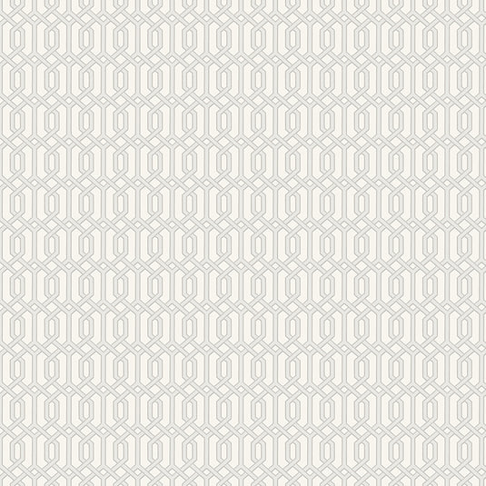 Modern Octagonal Matrix Pattern Wallpaper