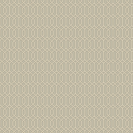 Modern Octagonal Matrix Pattern Wallpaper