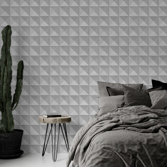 Geo Facet Spectrum Wallpaper