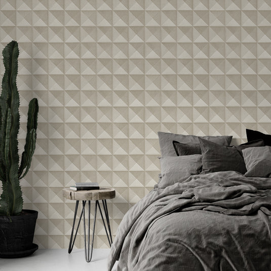 Geo Facet Spectrum Wallpaper