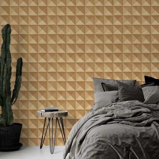 Geo Facet Spectrum Wallpaper