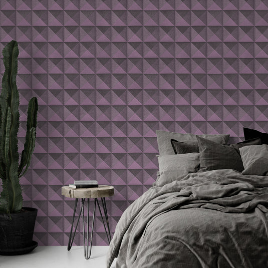 Geo Facet Spectrum Wallpaper