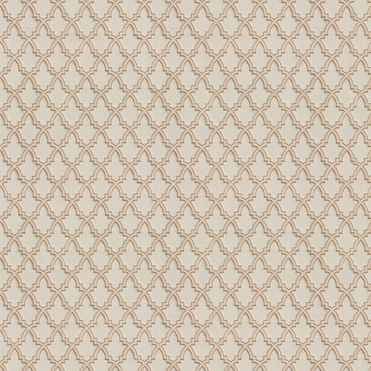 Lattice Elegance Arabesque Charm Wallpaper