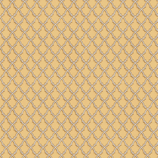 Lattice Elegance Arabesque Charm Wallpaper