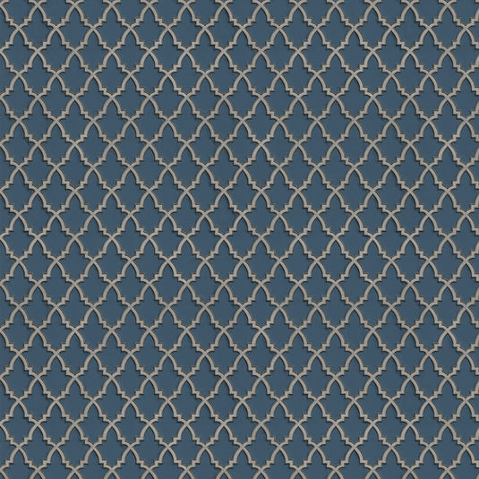 Lattice Elegance Arabesque Charm Wallpaper