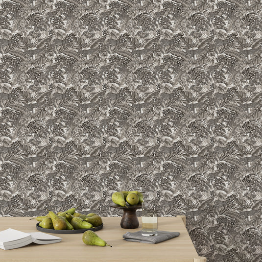 Tropical Botanical Tapestry Wallpaper