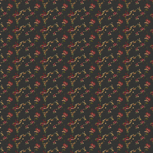 Floral Embroidery Style Elegance Wallpaper