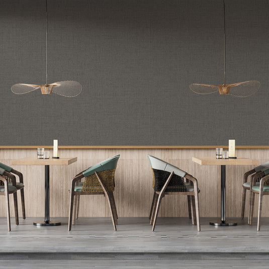 Casa Jacquard Fabric Linen Fire Retardant Wallpaper