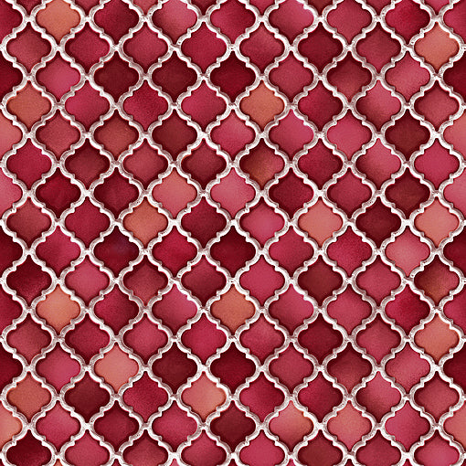 Moroccan Trellis Pattern Wallpaper