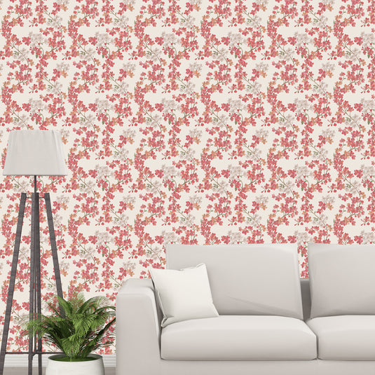 Floral Blossom Weave wallpaper