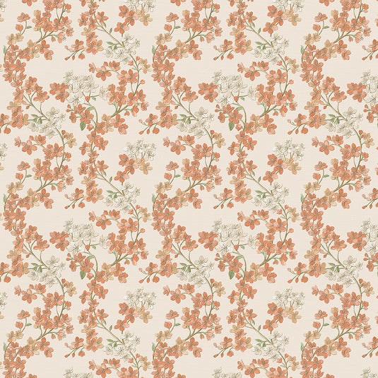 Floral Blossom Weave wallpaper