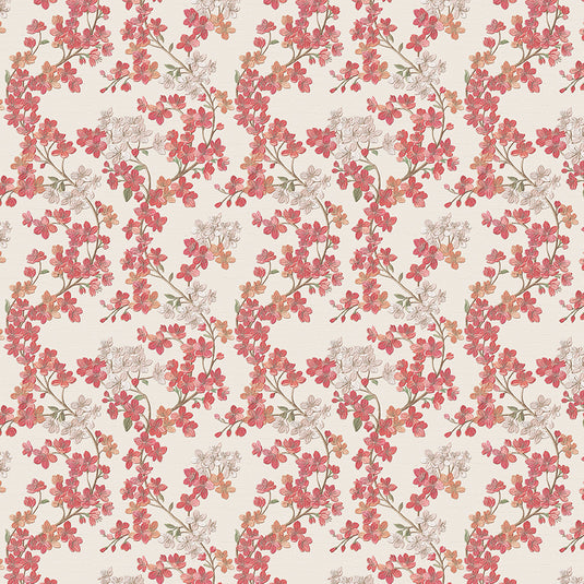 Floral Blossom Weave wallpaper