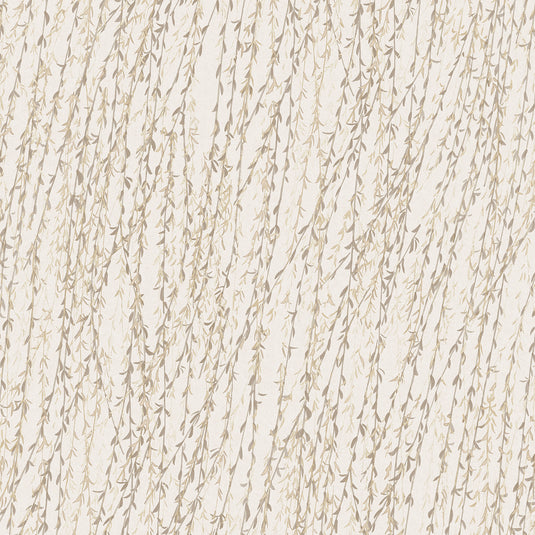 Willow Whispers Ivory Trailing Vine Wallpaper